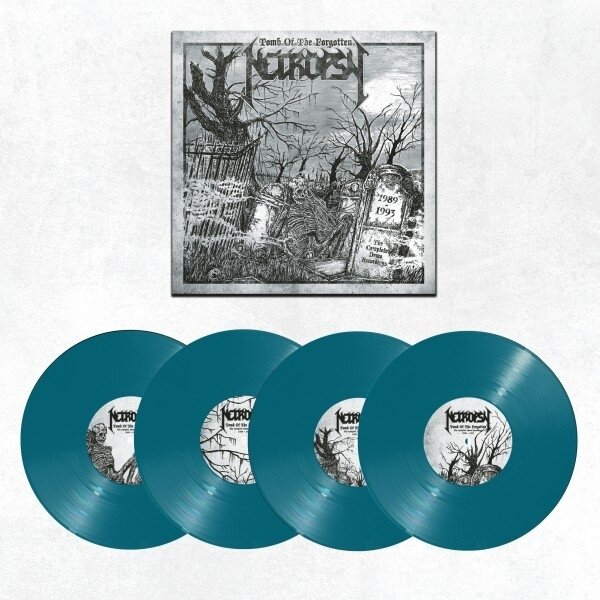 Necropsy - Tomb Of The Forgotten (The Complete Demo Recordings 1989-1993) 2025 Reissue, Petrol Green Vinyl, 4 LPs