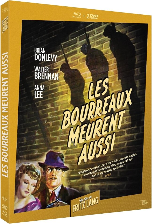 Les bourreaux meurent aussi (1943) Édition Limitée, Blu-ray + 2 DVD