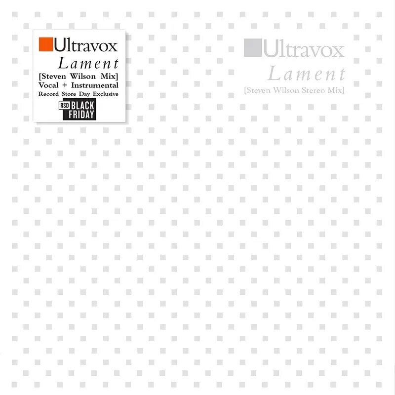 Ultravox - Lament Black Friday 2024, Steven Wilson Stereo Mix