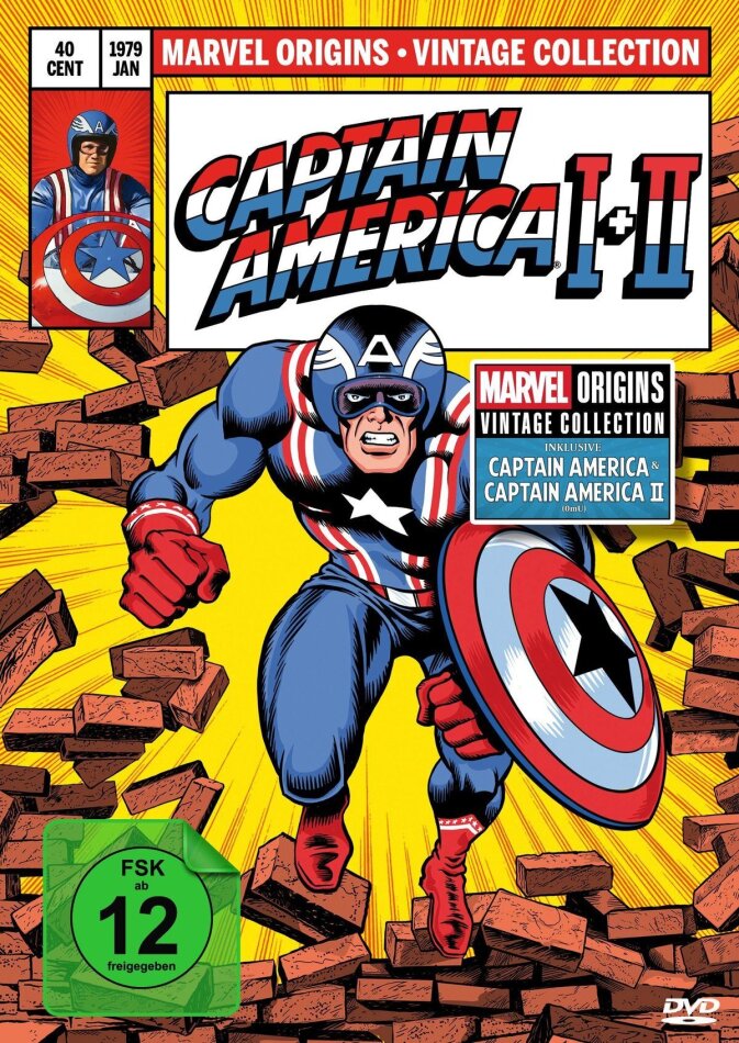 Captain America 1 & 2 - Marvel Origins 2 DVD