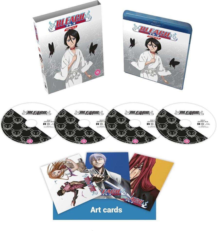 Bleach - Part 2: Episodes 28-55 Limited Standard Edition, 4 Blu-ray