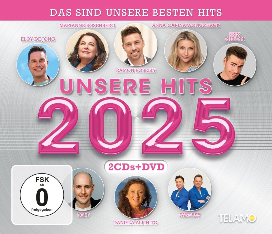 Unsere Hits 2025 CD + DVD