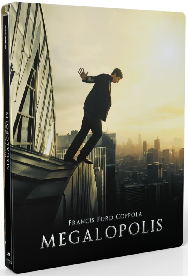 Megalopolis (2024) Edizione Limitata, Steelbook, 4K Ultra HD + Blu-ray