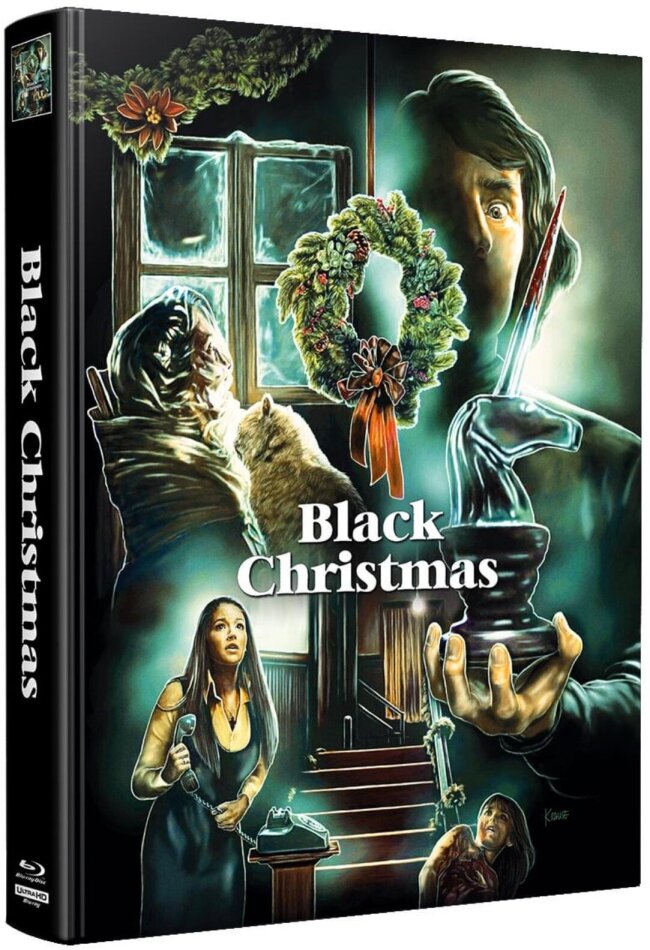 Black Christmas (1974) Wattiert, Limited Edition, Mediabook, 4K Ultra HD + Blu-ray