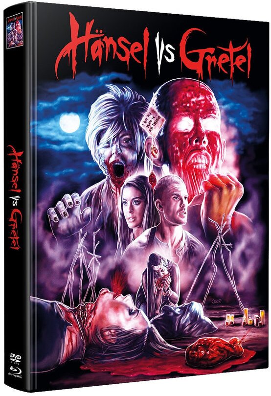 Hänsel vs. Gretel (2015) Wattiert, Édition Limitée, Mediabook, Blu-ray + DVD