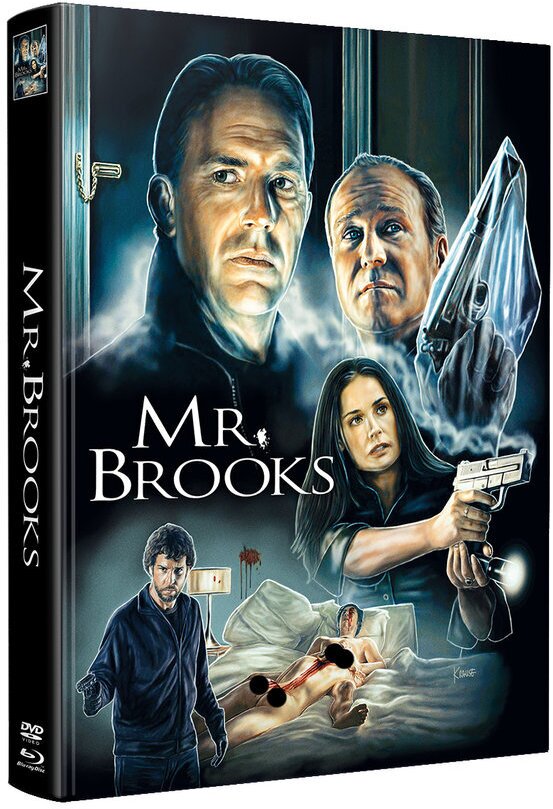 Mr. Brooks (2007) Wattiert, Édition Limitée, Mediabook, Blu-ray + DVD