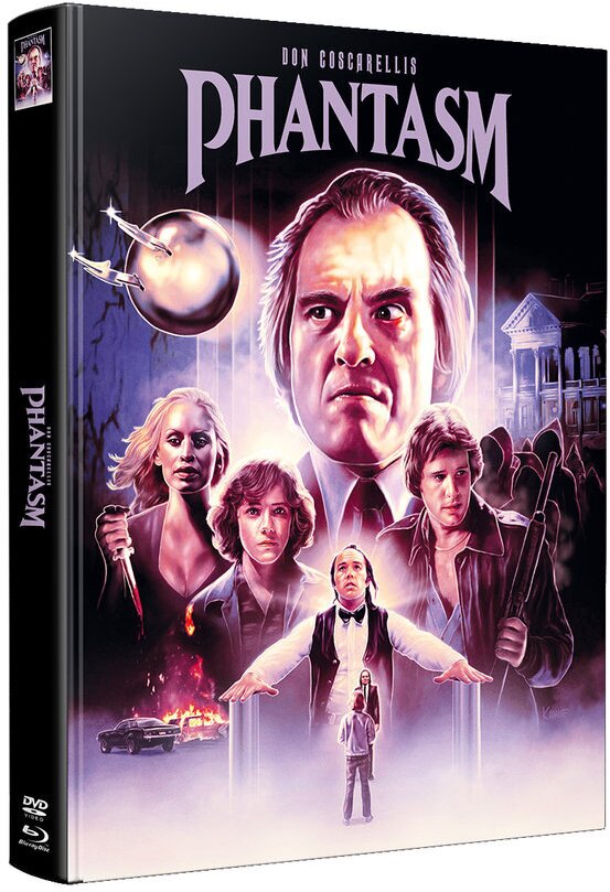 Phantasm (1979) Wattiert, Limited Edition, Mediabook, Blu-ray + DVD