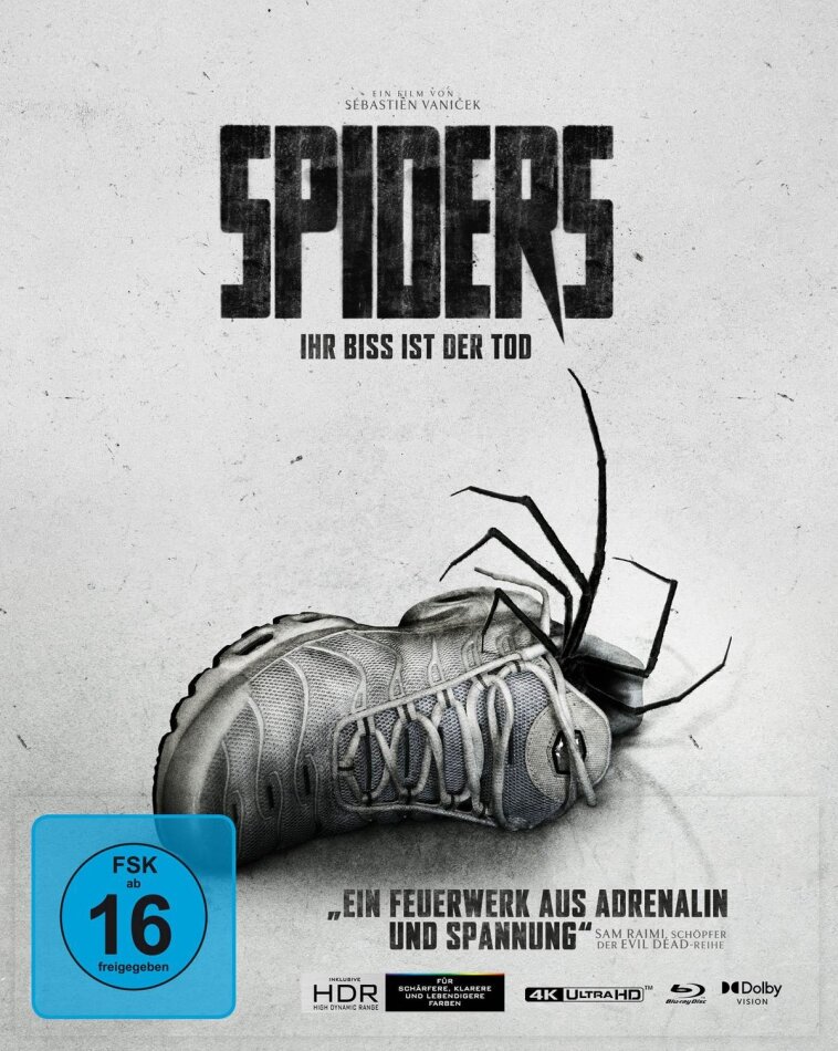 Spiders - Ihr Biss ist der Tod (2023) Édition Limitée, Mediabook, 4K Ultra HD + 2 Blu-ray