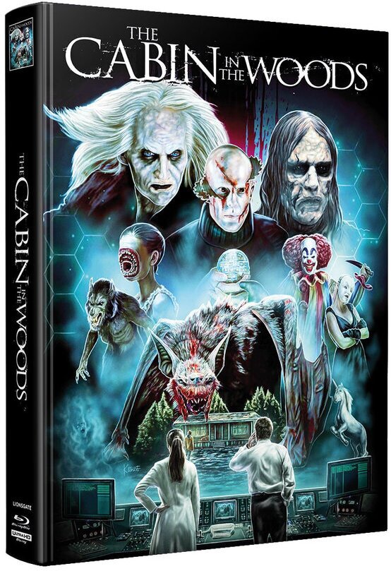 The Cabin in the Woods (2012) Wattiert, Limited Edition, Mediabook, 4K Ultra HD + Blu-ray