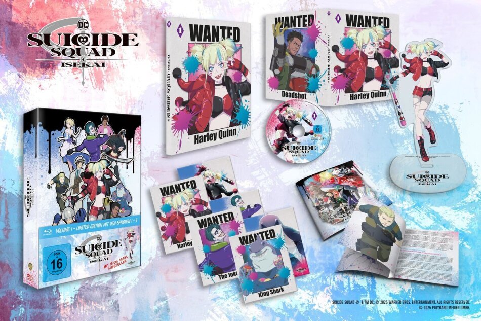 Suicide Squad Isekai - Vol. 1 Digipack, Acryl-Figur, Limited Edition