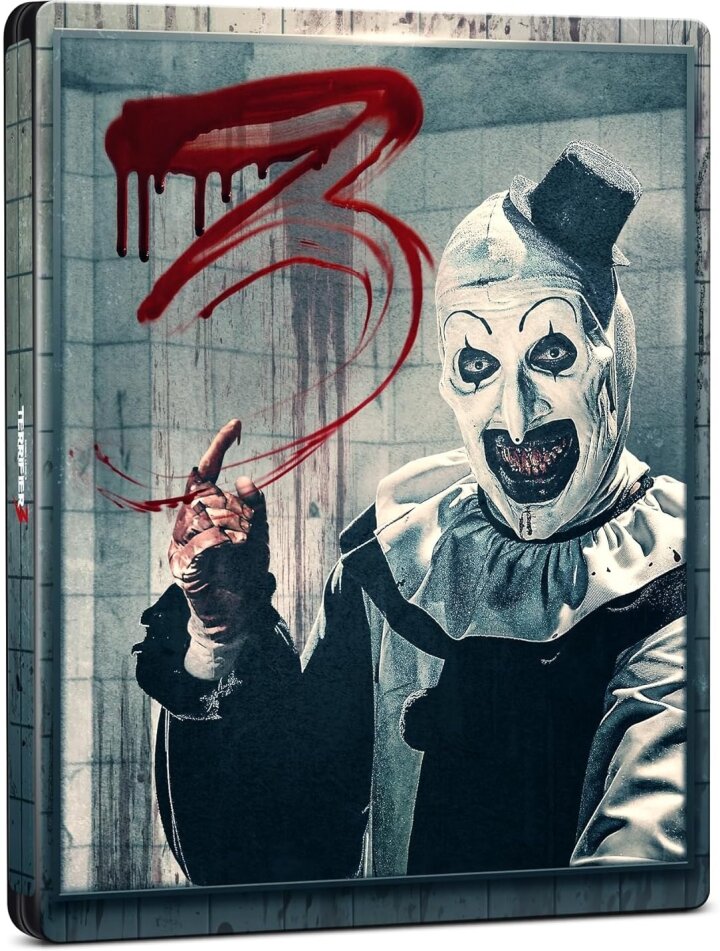 Terrifier 3 (2024) + Booklet, Limited Edition, Steelbook, 4K Ultra HD + Blu-ray