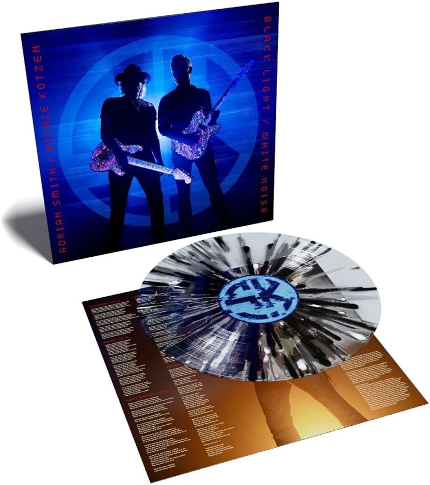 Adrian Smith (Iron Maiden) & Richie Kotzen (Winery Dogs) - Black Light/White Noise Indies Exclusive, Limited Edition, Splatter Vinyl, LP