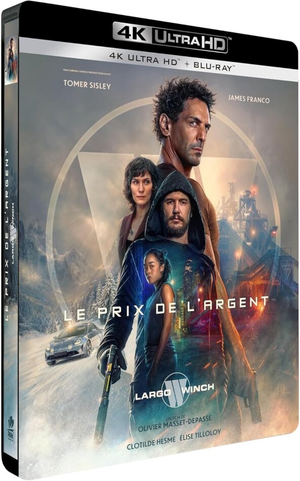 Largo Winch - Le prix de l’argent (2024) Édition Limitée, Steelbook, 4K Ultra HD + Blu-ray