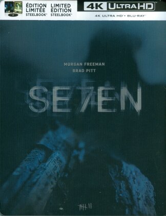Se7en (1995) (&Eacute;dition Limit&eacute;e, Steelbook, 4K Ultra HD + Blu-ray)