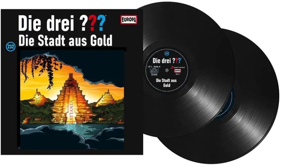 Die Drei ??? - Folge 232: Die Stadt aus Gold 2 LPs