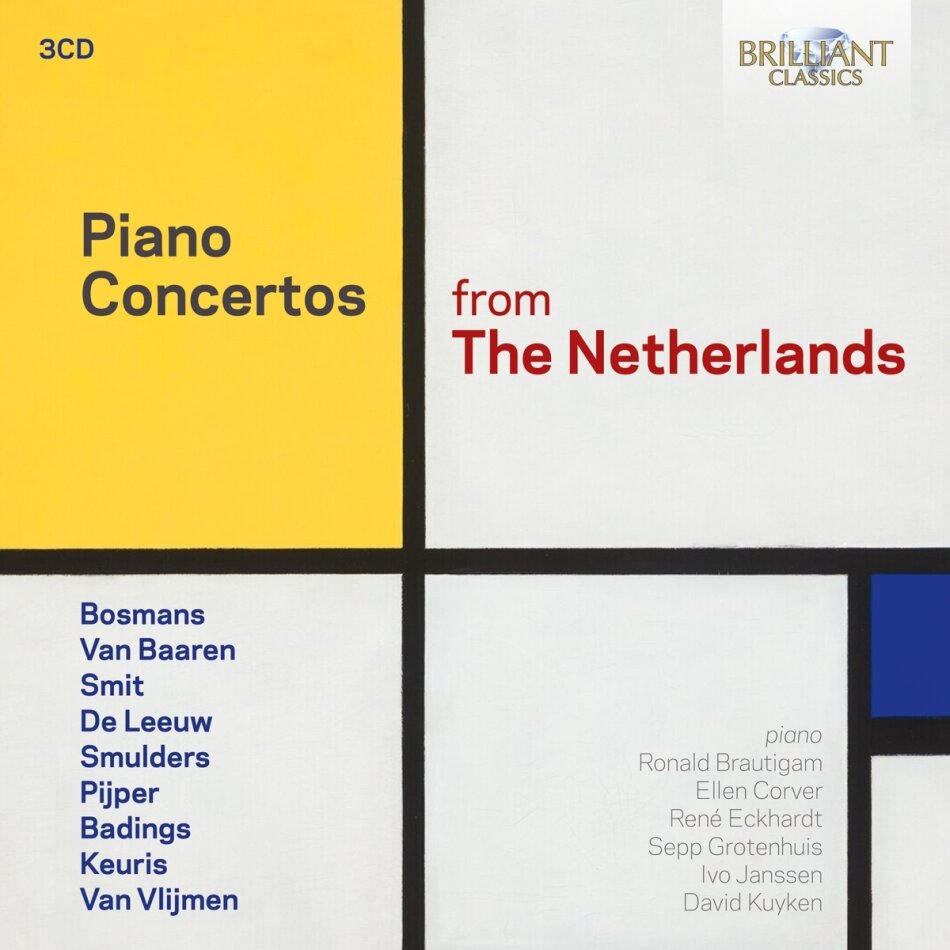 Piano Concertos From The Netherlands Boxset, 3 CDs