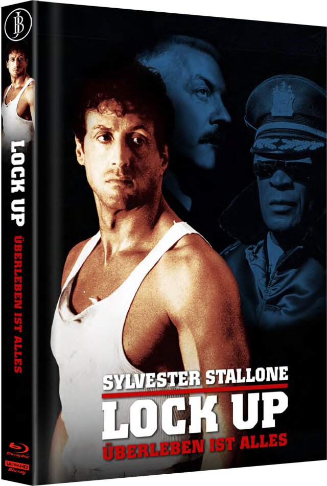 Lock Up (1989) Cover B, Édition Limitée, Mediabook, 4K Ultra HD + Blu-ray