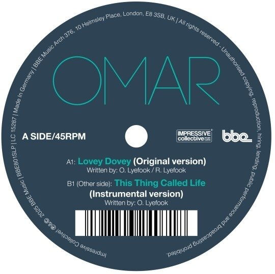 Omar - Lovey Dovey (Orig. Vers.)/This Thing Called Life 7" Single