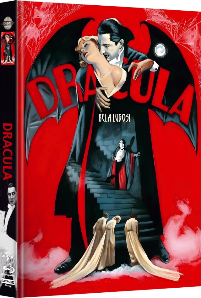 Dracula (1931) Cover B, Limited Edition, Mediabook, 4K Ultra HD + Blu-ray