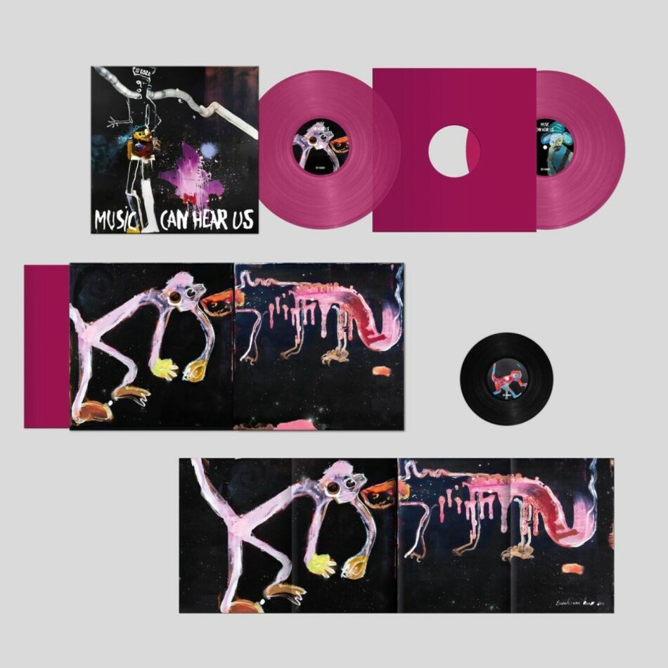 DJ Koze - Music Can Hear Us Gatefold, Deluxe Edition, Limited Edition, Magenta Vinyl, 2 LPs + 7" Single