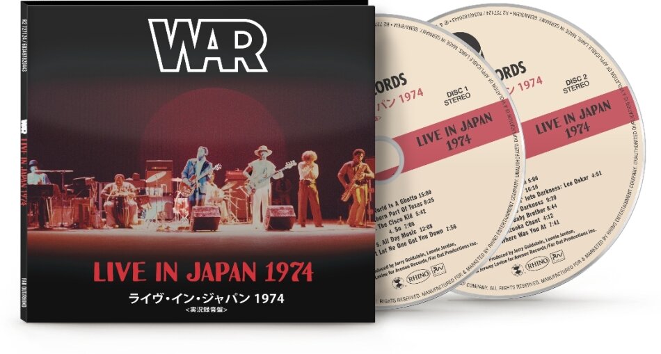War - Live in Japan 1974 Rhino, 2 CDs