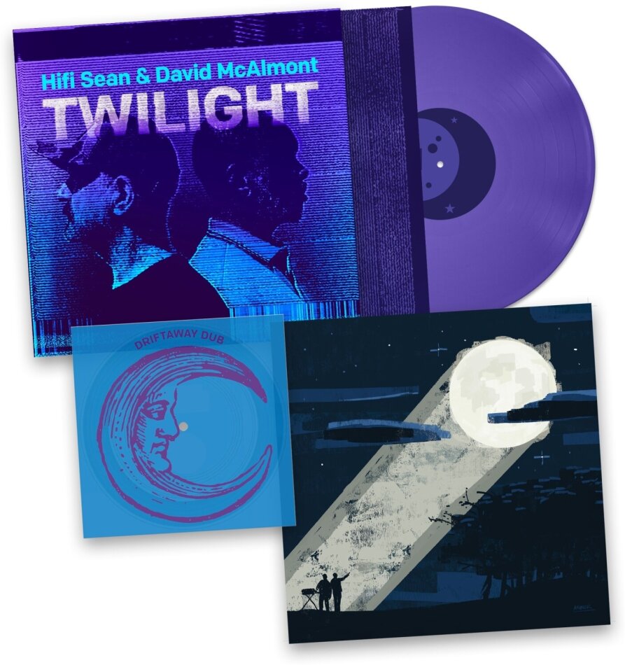 Hifi Sean & Dave McAlmont - Twilight Transparent Purple Vinyl, LP + 7" Single