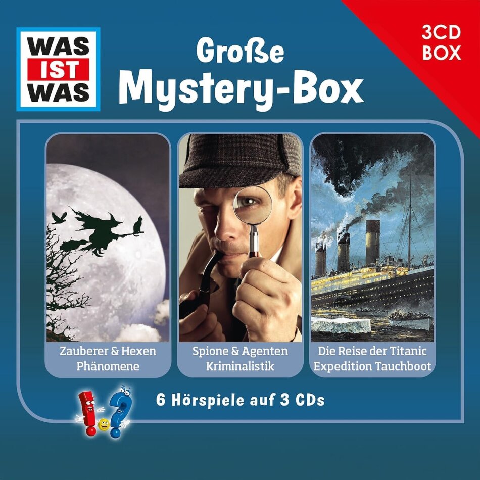 Was Ist Was - 3-CD Hörspielbox Vol. 15 - Große Mystery-Box 3 CDs