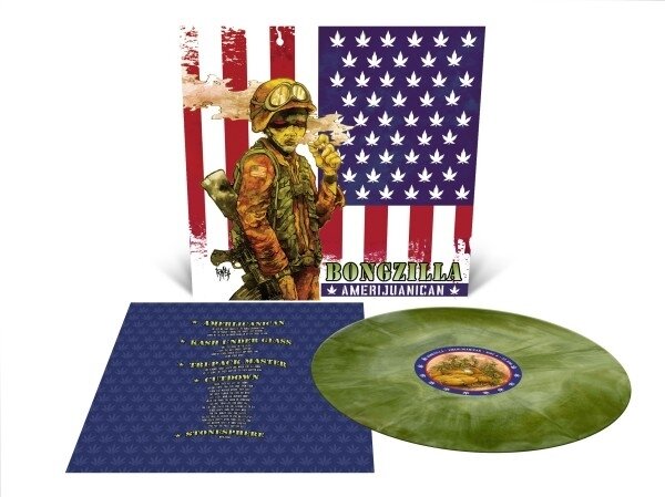 Bongzilla - Amerijuanican 2024 Reissue, Relapse, White and Green Merge Vinyl, LP