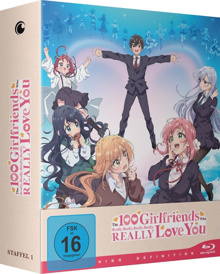 The 100 Girlfriends Who Really, Really, Really, Really, Really Love You - Staffel 1 - Vol. 1 + Sammelschuber, Limited Edition