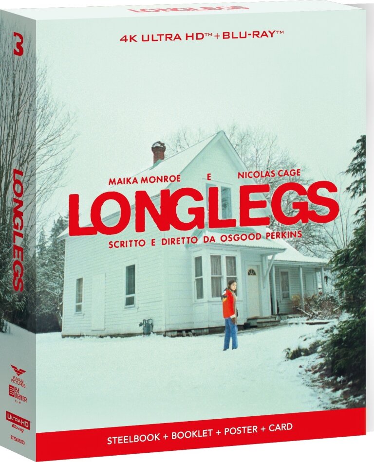 Longlegs (2024) Ultra Limited Edition, + Gadget, Steelbook, 4K Ultra HD + Blu-ray