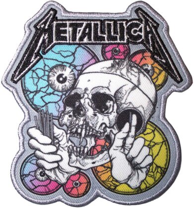 Metallica Printed Patch - The Shortest Straw Multicolored Eyes (Standard)