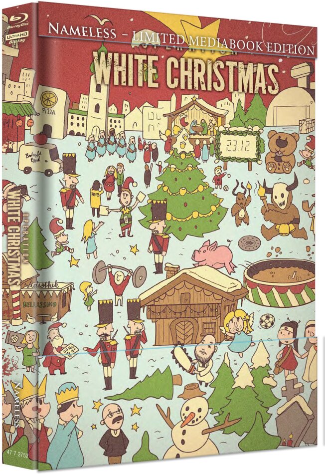 Operation White Christmas (2023) Cover A, Limited Edition, Mediabook, 4K Ultra HD + Blu-ray + CD