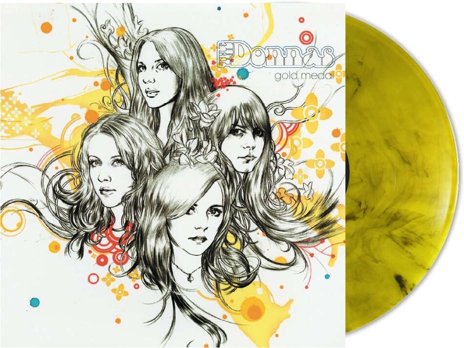 The Donnas - Gold Medal 2025 Reissue, Real Gone Music, Gold Vinyl, LP