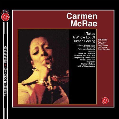 Carmen McRae - It Takes A Whole Lot Of Human 2024 Reissue, Unidisc Records, 160 Gramm, Limited Edition, Yellow Vinyl, LP
