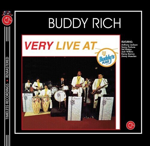 Buddy Rich - Very Live At Buddy's Place 2024 Reissue, Unidisc Records, 160 Gramm, Limited Edition, Yellow Vinyl, LP