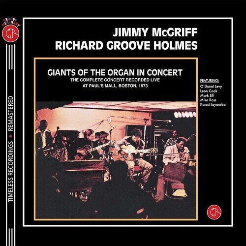Jimmy McGriff & Richard "Groove" Holmes - Giants Of The Organ In Concert 2024 Reissue, Unidisc Records, 160 Gramm, Limited Edition, Pink Orange Vinyl, LP