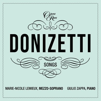 Marie-Nicole Lemieux, Giulio Zappa & Gaetano Donizetti (1797-1848) - Lieder (Songs) Vol.4