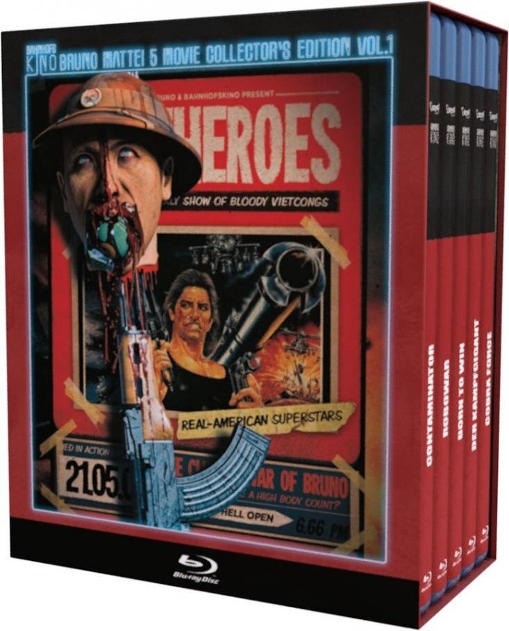 Bruno Mattei - 5 Movies - Vol. 1 Bahnhofskino, Collector's Edition, 5 Blu-rays