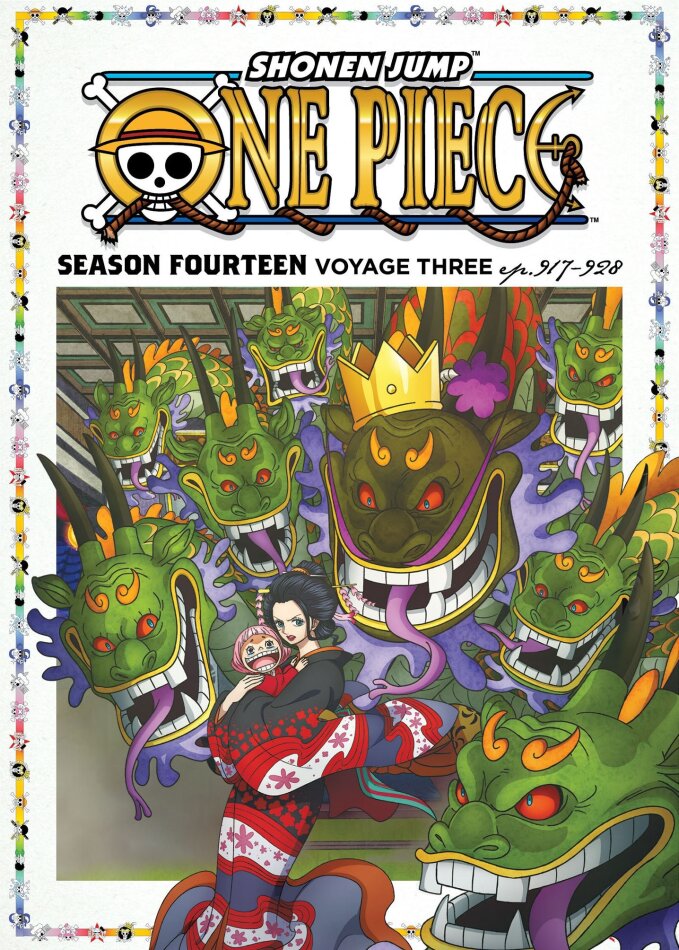 One Piece - Season 14: Voyage 3 - Episodes 917-928 Uncut, 2 Blu-rays + 2 DVDs