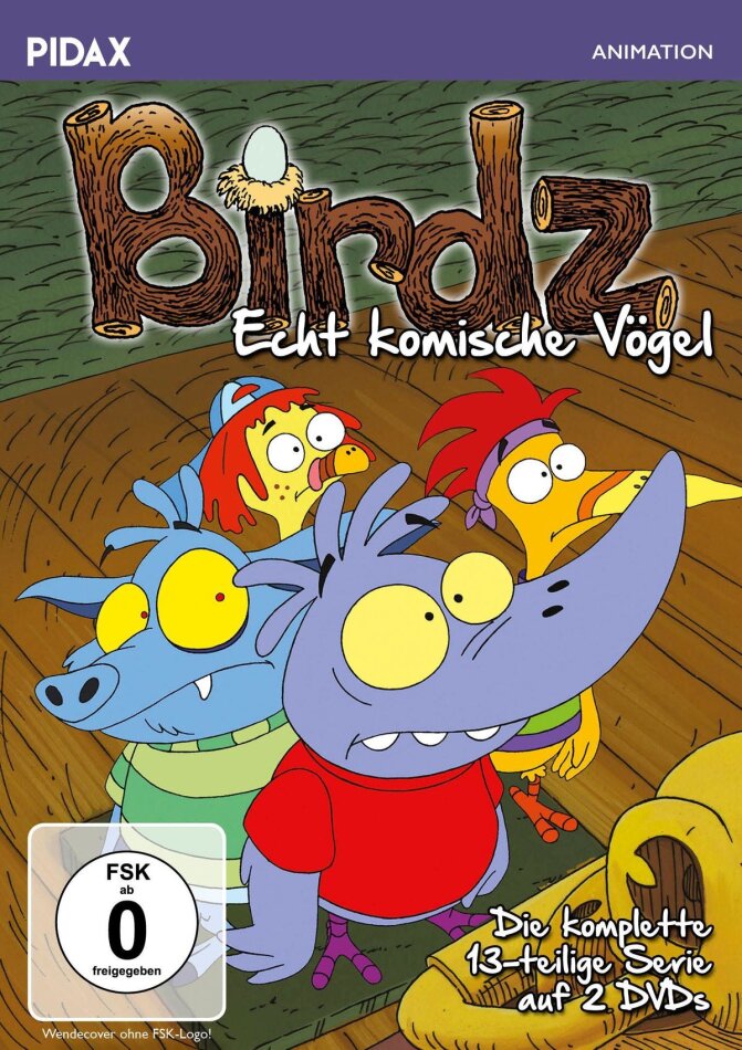 Birdz - Echt komische Vögel - Die komplette Serie Pidax Animation, 2 DVDs