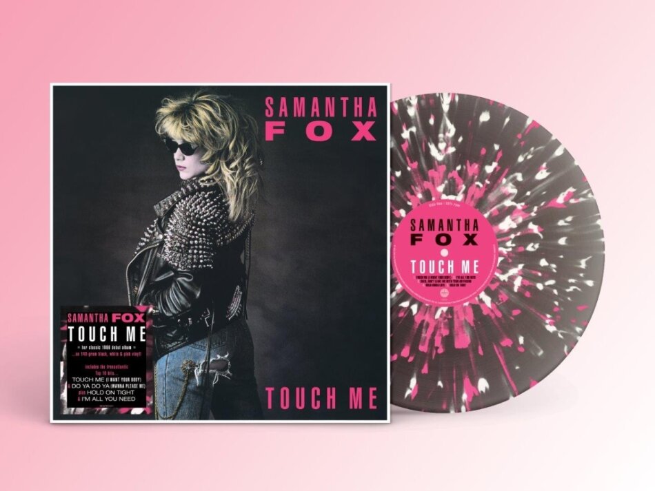 Samantha Fox - Touch Me 2025 Reissue, Demon/Edsel, Pink/White/Black Vinyl, LP