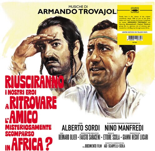 Armando Trovajoli - Riusciranno I Nostri Ero A Ritrovare L’ Amico Misteriosamente Scomparso In Africa? - OST Yellow Vinyl, LP