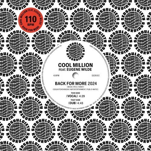 Cool Million - Back For More 45 RPM, 7" Single