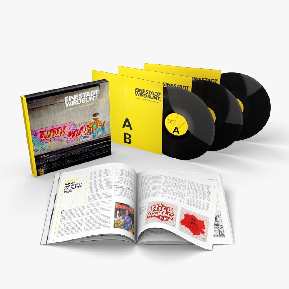 EINE STADT WIRD BUNT - Hamburg Hip-Hop History Slipcase, 3 LPs