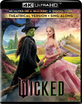 Wicked: Part 1 (2024) (Sing-Along Edition, Cinema Version, 4K Ultra HD + Blu-ray)