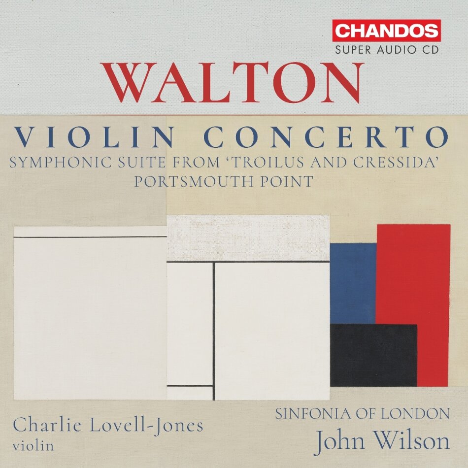 Sinfonia of London, Sir William Walton (1902-1983), John Wilson & Charlie Lovell-Jones - Violin Concerto Portsmouth Point Suite From Hybrid SACD
