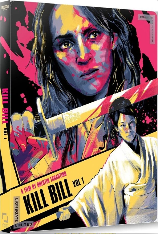Kill Bill: Vol. 1 (2003) Limited Edition, Steelbook, 4K Ultra HD + Blu-ray