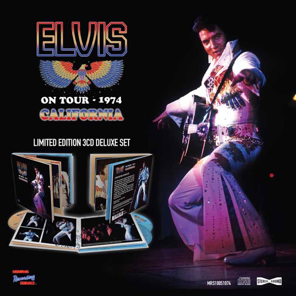 Elvis Presley - On Tour 1974: California Digibook, 3 CDs