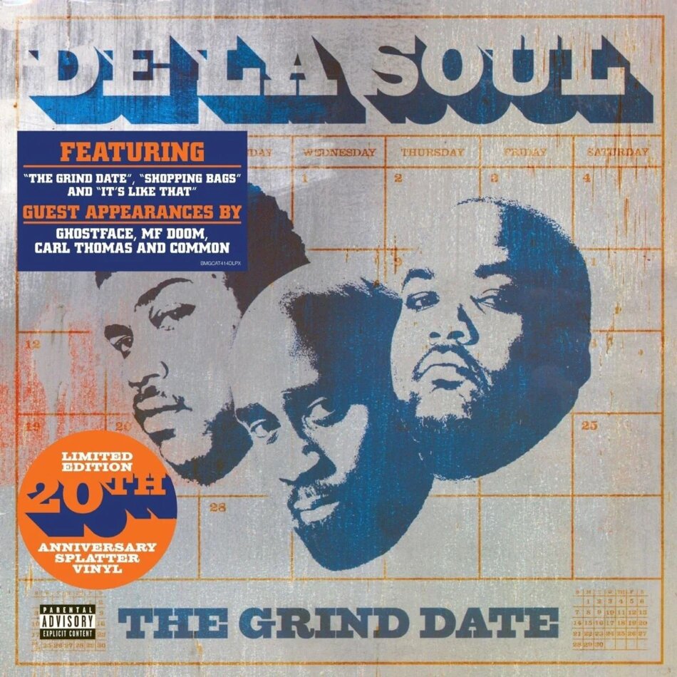 De La Soul - Grind Date 2025 Reissue, BMG Rights Management, 20th Anniversary Edition, Splatter Vinyl, 2 LPs