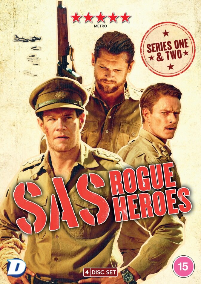 SAS Rogue Heroes - Series 1 & 2 4 DVDs
